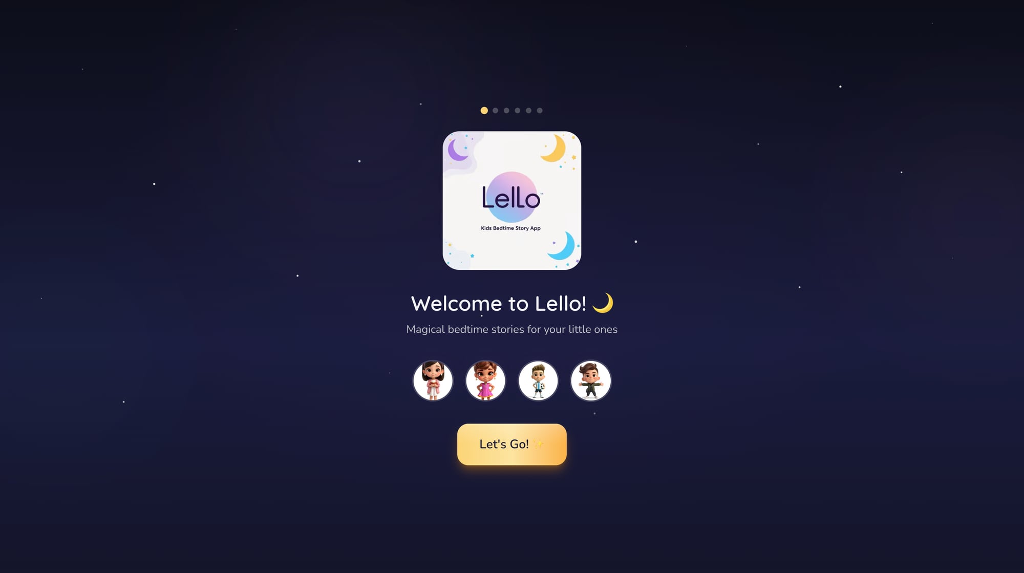 Lello welcome screen